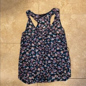 Flowered Tank Top